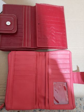 Monedero Billetero de piel