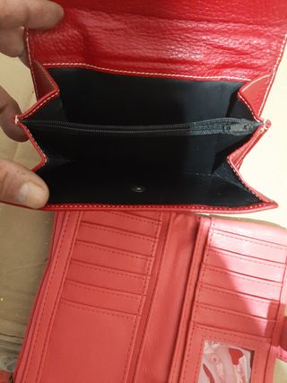 Monedero Billetero de piel