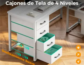 Escritorio reversible 140x70 cm