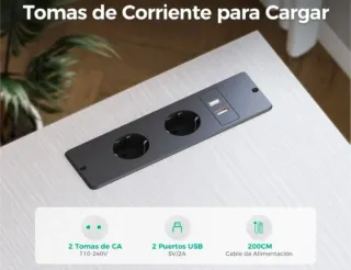 Escritorio reversible 140x70 cm