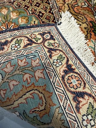 Tappeto Ghoum in seta e lana