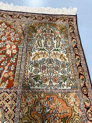 Tappeto Ghoum in seta e lana