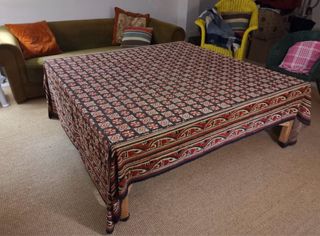 Mesa Comedor/Centro Tela Diseño Étnico