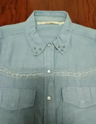 Camisa Sfera Casual Collection Azul