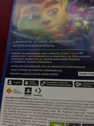 Ratchet & Clank: Una Dimensión Aparte PS5