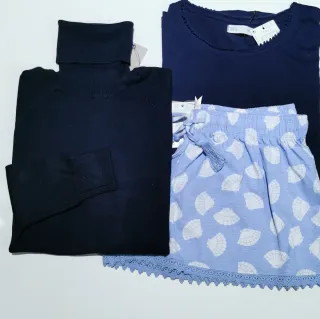 Lote Jersey Cuello Alto y Pijama Talla S