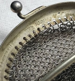 Bolso Plata 800 Malla 27g s.XX + Regalo