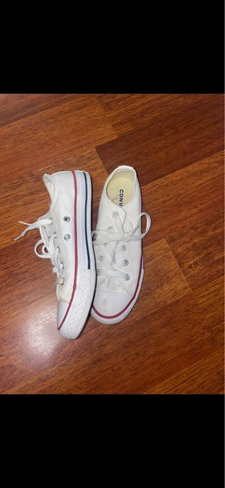 Bambas Converse Niña Blancas Talla 33