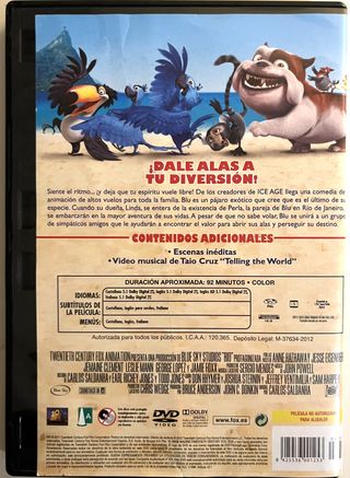 Lote 2 DVDs Cine Infantil (Español)