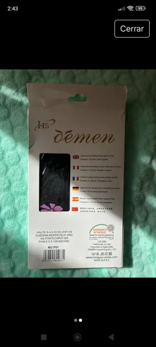 LS Medias Negras Talla Única