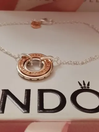 Bracciale Pandora Cerchi Pavé Argento