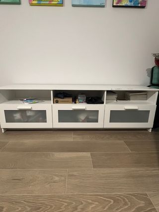 Mueble TV Ikea 180cm Blanco