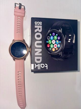 Smartwatch SGS ROUND TALK Nero/Rosa