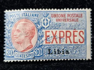 Francobolli Italia Croce Rossa Libia