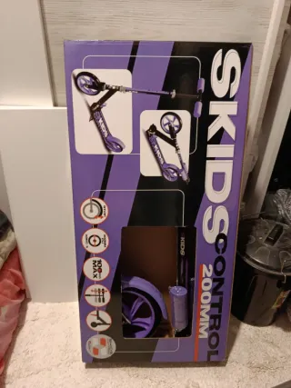 Patinete Skids Control 200mm Morado