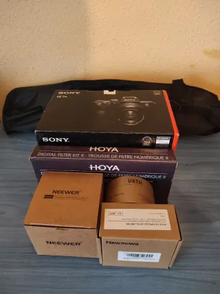 Cámara sony alfa 7iii con pluses.