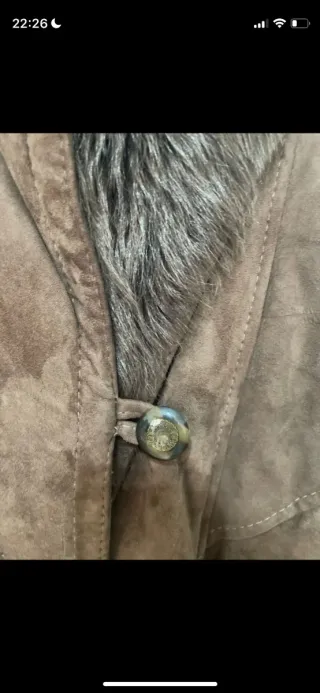 Montone in shearling donna marrone