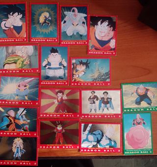 Lotto 34 Carte Dragon Ball Z Serie Rossa