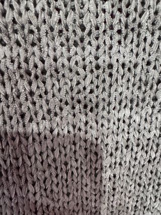 Jersey verde cuello barco punto fino