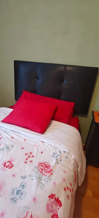 Cama 105x200 con base, cabecero y colchón