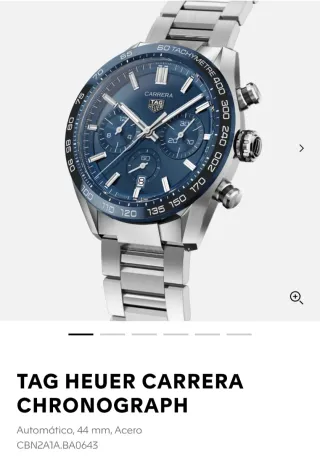 Reloj Tag Heuer Carrera Cronógrafo
