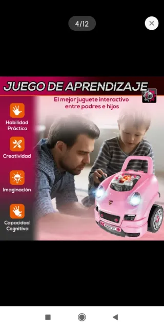 Coche de juguete para mecánica