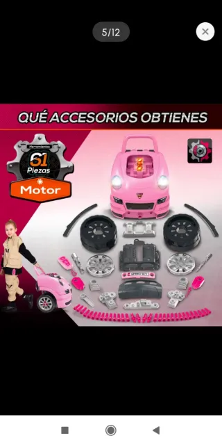 Coche de juguete para mecánica