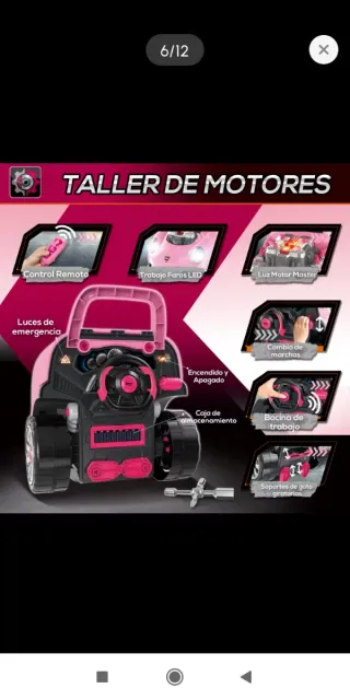 Coche de juguete para mecánica