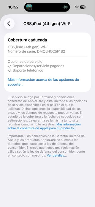iPad 4ta Gen Wi-Fi Plata