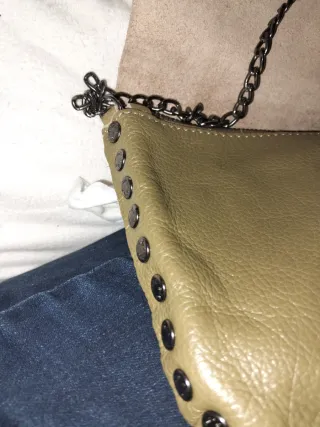 Bolso Piel BIBA Pistacho Sin Estrenar