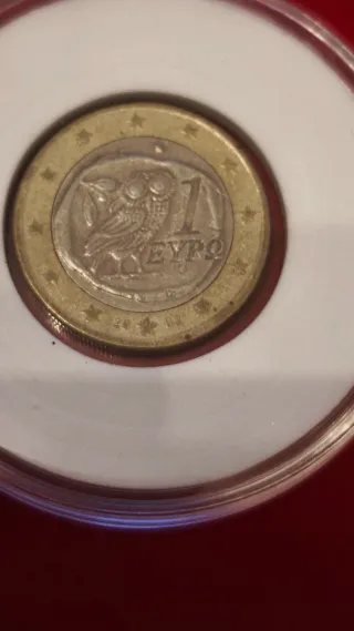 Moneda Euro Grecia 2002