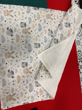 Copertina cotone e mussola neonati / unisex