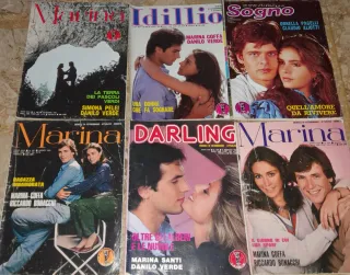 Lotto 6 fotoromanzi Lancio in bianco e nero