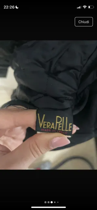 Bomber uomo vera pelle nera