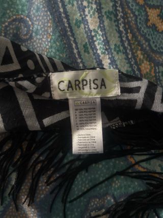 Foulard Carpisa con piume