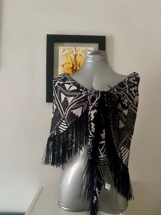 Foulard Carpisa con piume