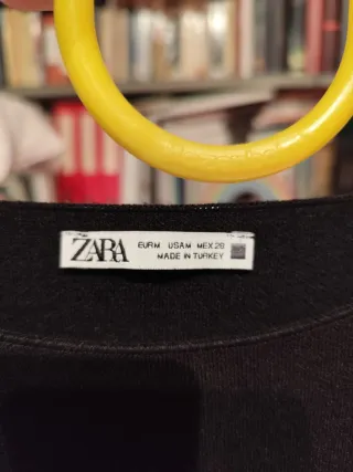 Vestido Zara Negro sin Mangas