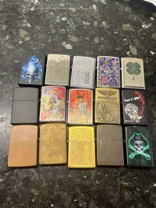 Lote de 15 mecheros Zippo