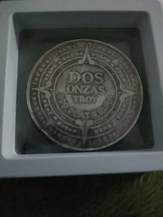 Dos Onzas Troy Plata Pura