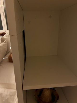 Cabecero BRIMNES blanco 140 cm con almacenaje