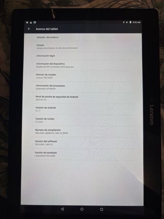 Tablet Lenovo TB2-X30F Azul