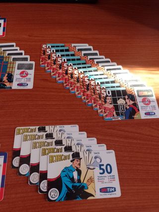 Lotto 47 Schede Telefoniche TIM Ricaricard Vintage