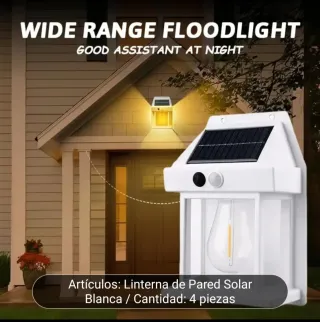 Lampade solari LED bianche per esterni