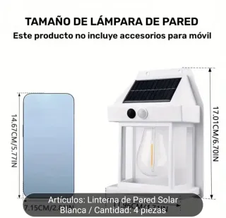 Lampade solari LED bianche per esterni