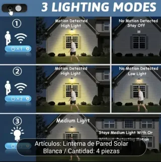 Lampade solari LED bianche per esterni