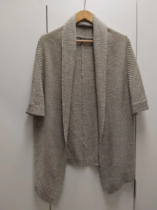 Cárdigan Zara Talla M Beige