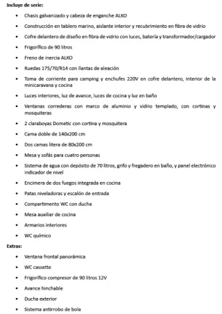 Caravana Caretta compacta, ligera y aventurera.