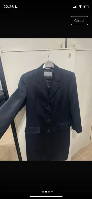 Spolverino Fendissime originale donna nero