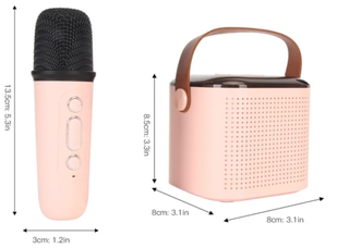 Altavoz Karaoke RGB con 2 Micrófonos