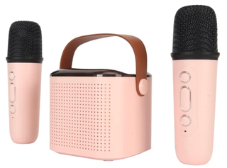 Altavoz Karaoke RGB con 2 Micrófonos